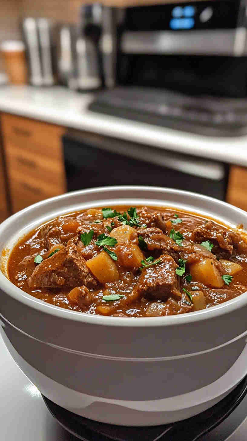 Classic Slow Cooker Beef Goulash