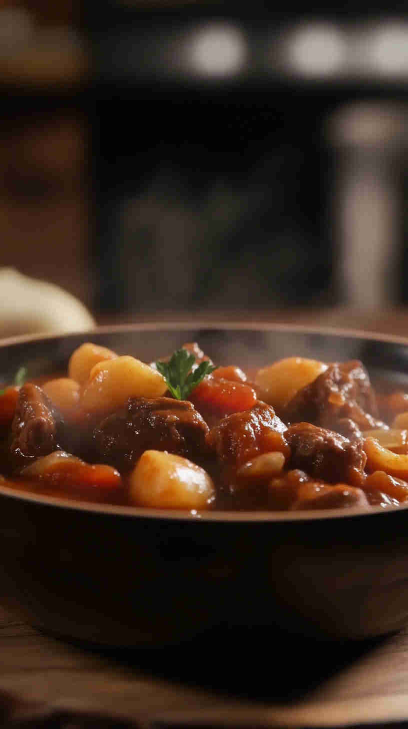 Classic Slow Cooker Beef Goulash