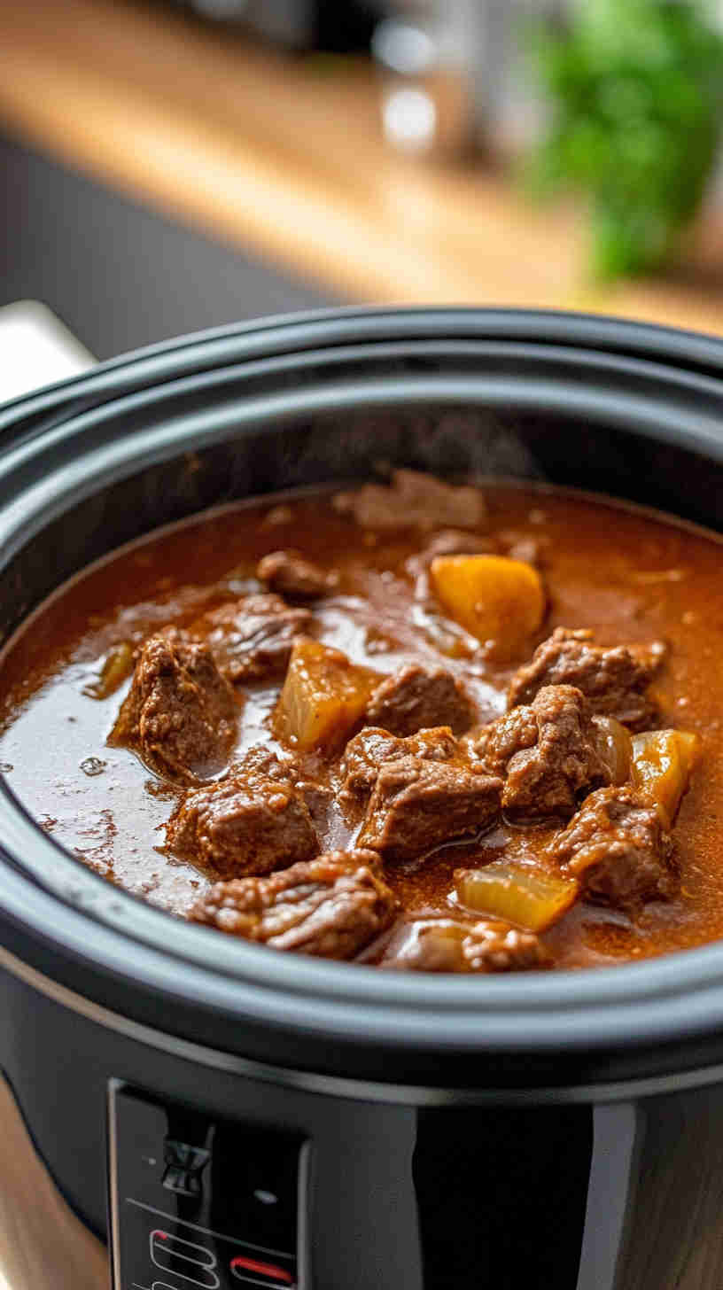Classic Slow Cooker Beef Goulash