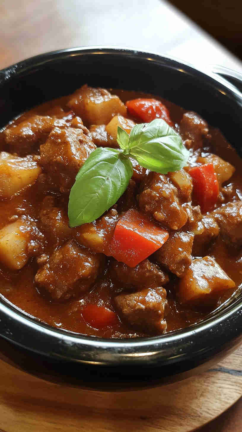 Classic Slow Cooker Beef Goulash