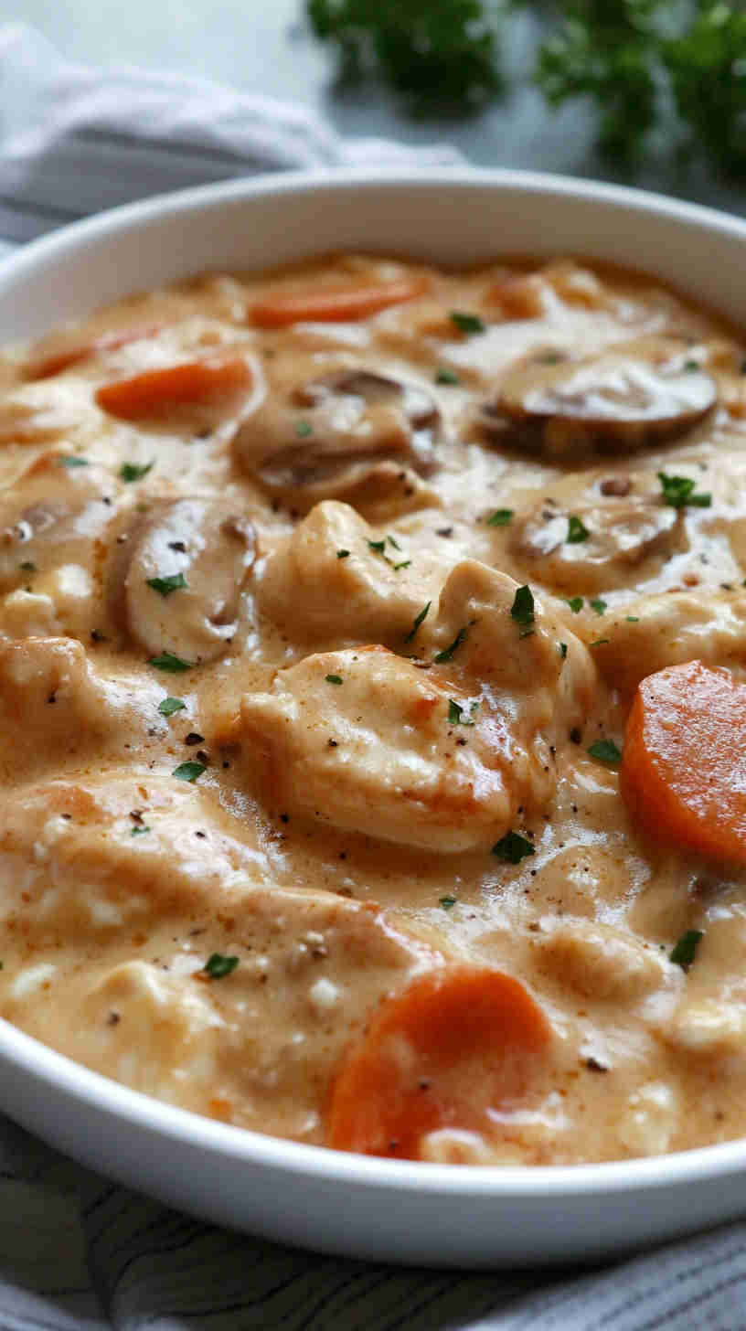 Classic Slow Cooker Chicken Casserole Made Simple