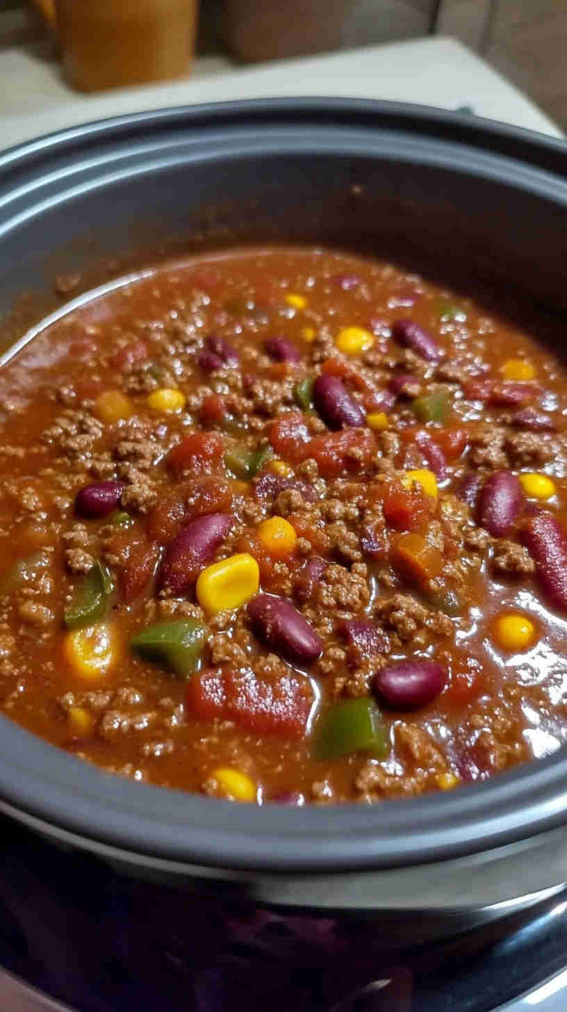 Comforting Slow Cooker Chili for Chilly Nights