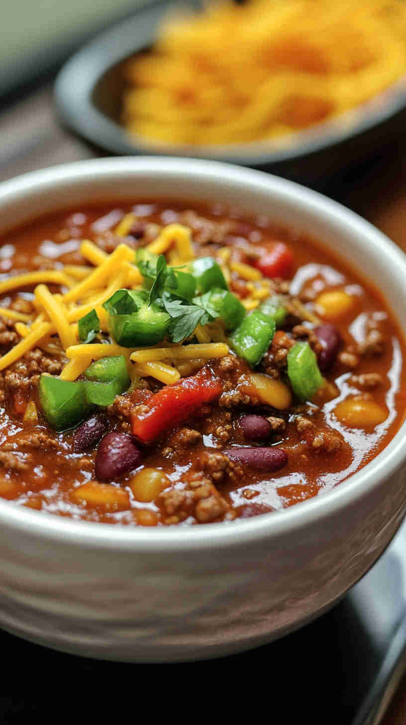 Comforting Slow Cooker Chili for Chilly Nights