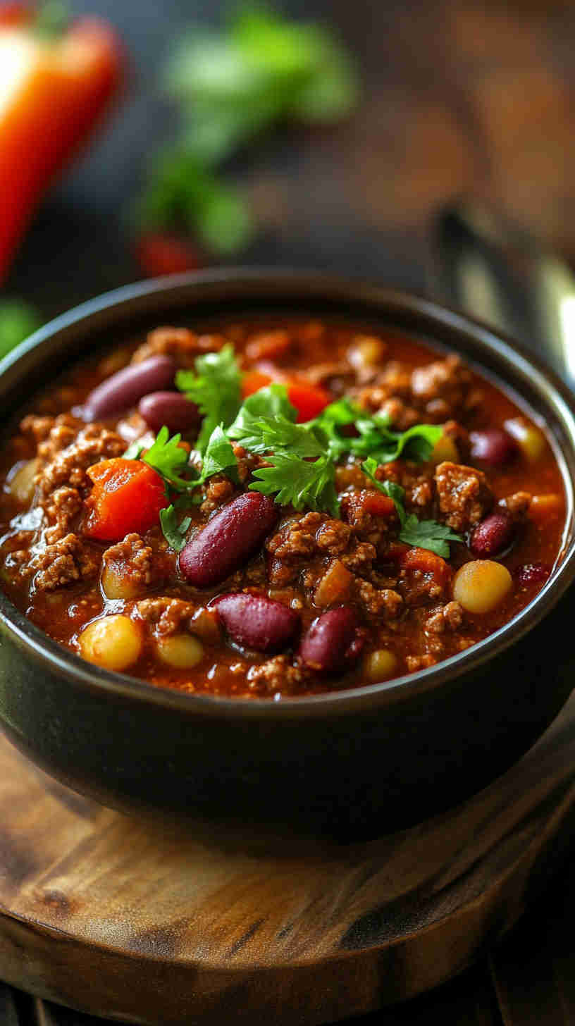 Comforting Slow Cooker Chili for Chilly Nights