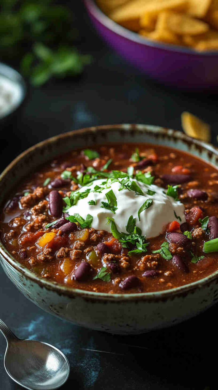 Comforting Slow Cooker Chili for Chilly Nights