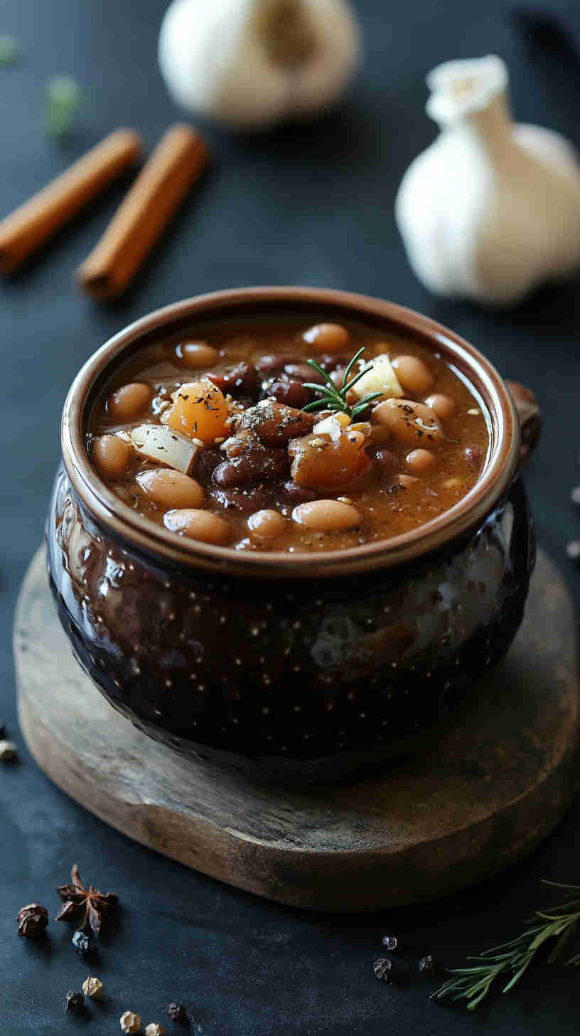 Cozy 15 Bean Soup in the Crock Pot