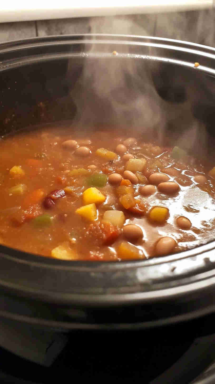 Cozy 15 Bean Soup in the Crock Pot