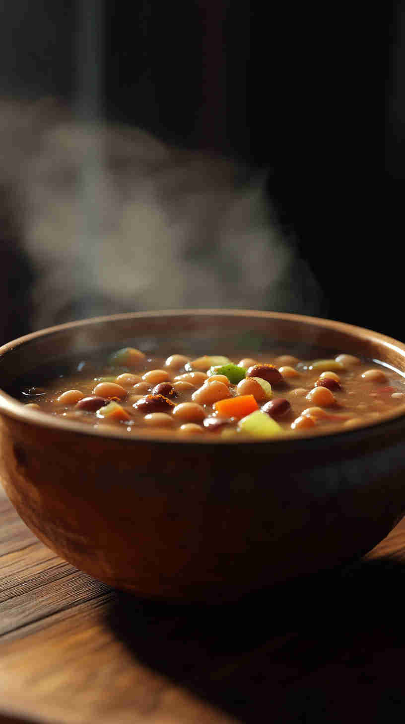 Cozy 15 Bean Soup in the Crock Pot
