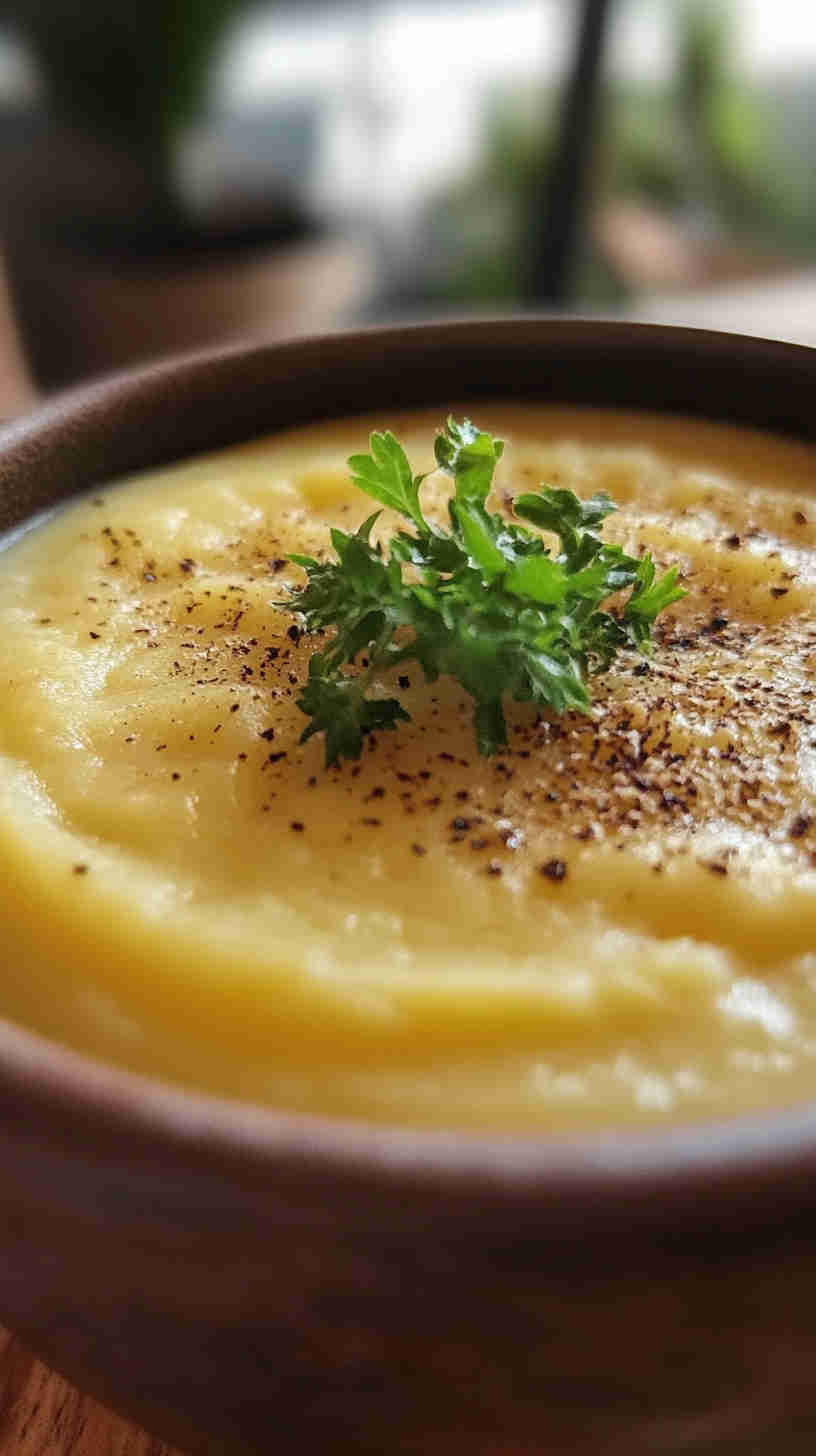 Creamy Crockpot Potato Soup with Cheddar
