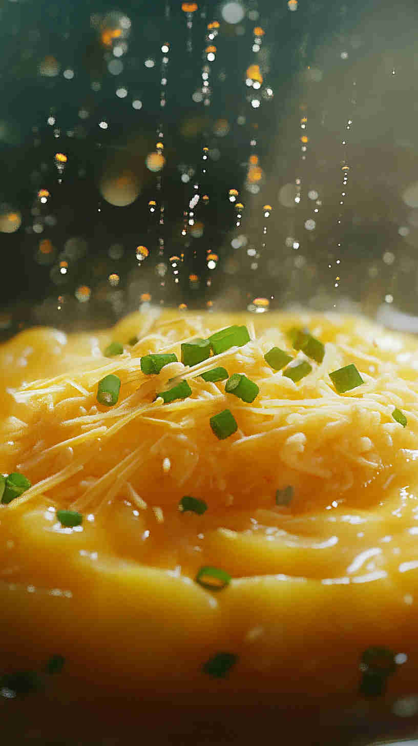 Creamy Crockpot Potato Soup with Cheddar