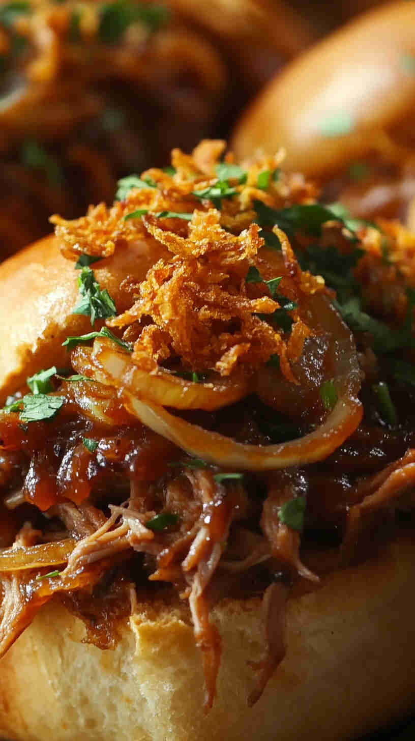 Crock Pot BBQ Pork Sliders