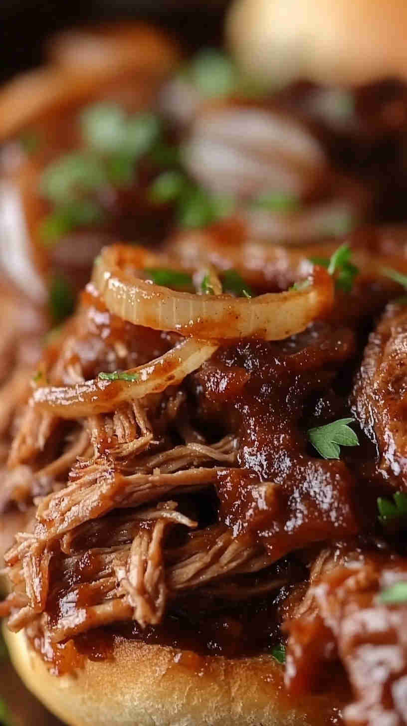 Crock Pot BBQ Pork Sliders