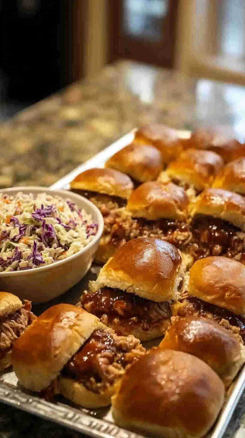 Crock Pot BBQ Pork Sliders