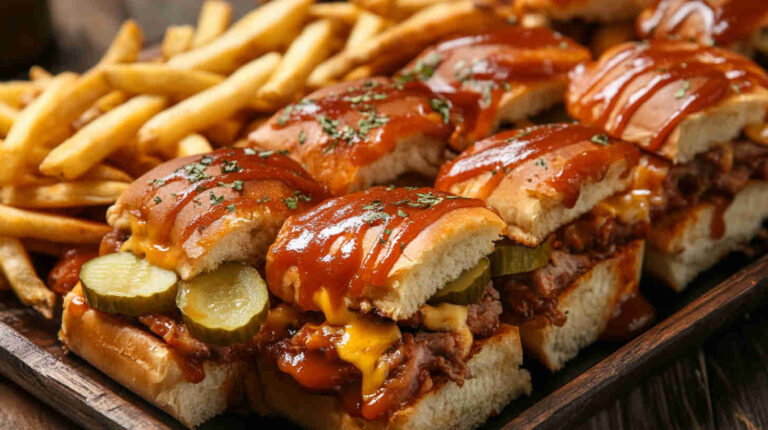 Crock Pot BBQ Pork Sliders