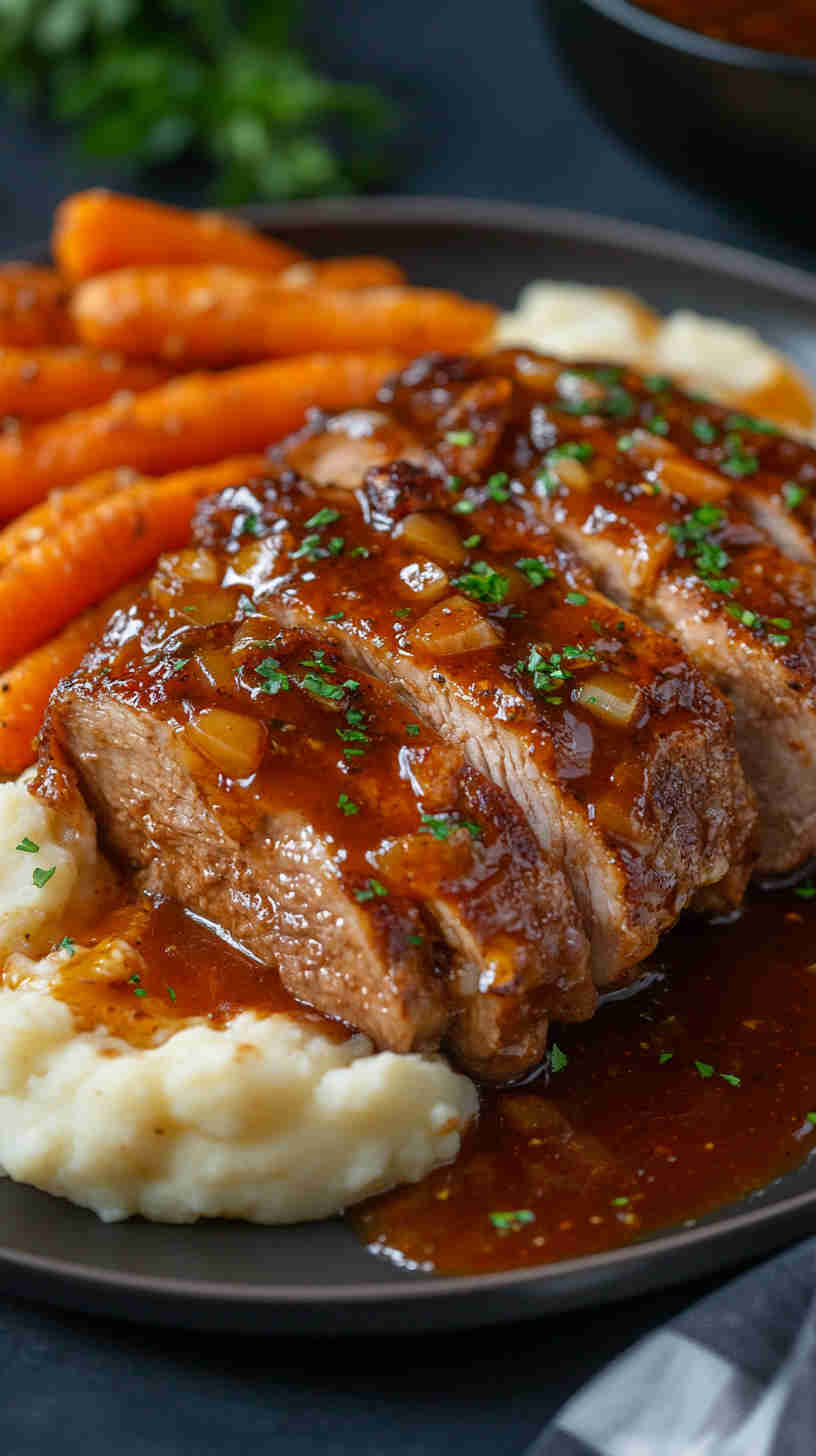 Crock Pot Honey Garlic Pork