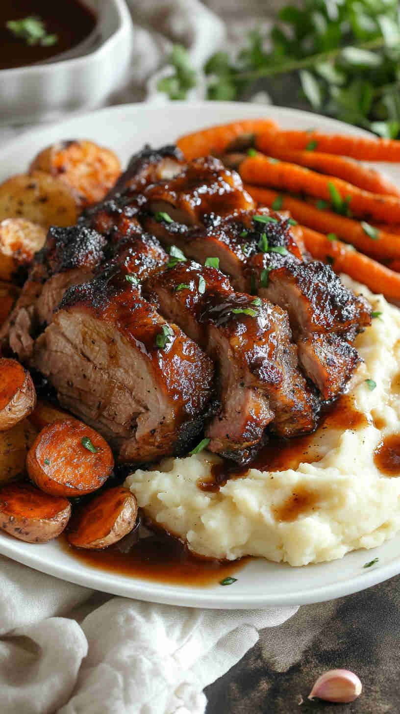 Crock Pot Honey Garlic Pork