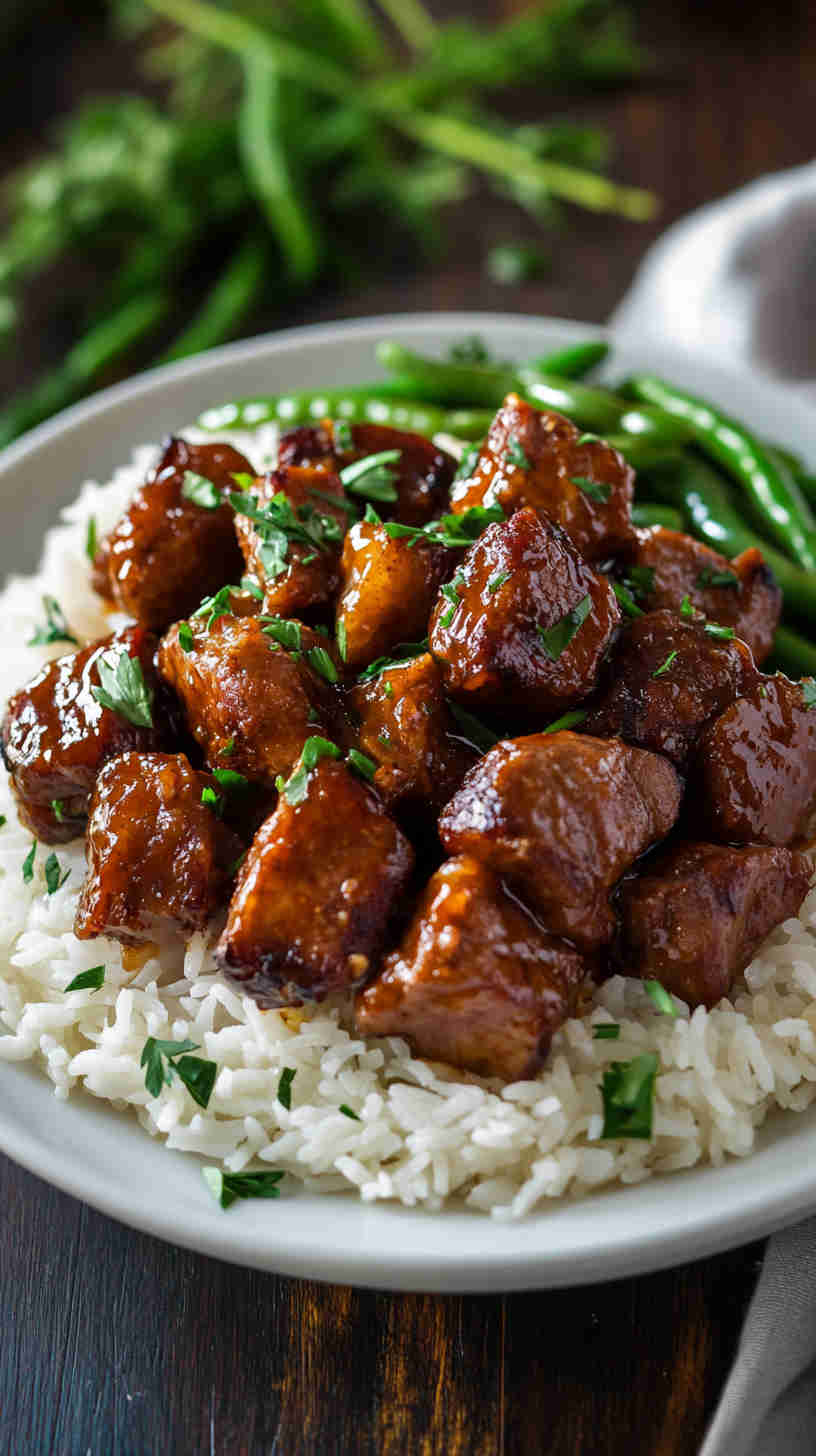 Crock Pot Honey Garlic Pork