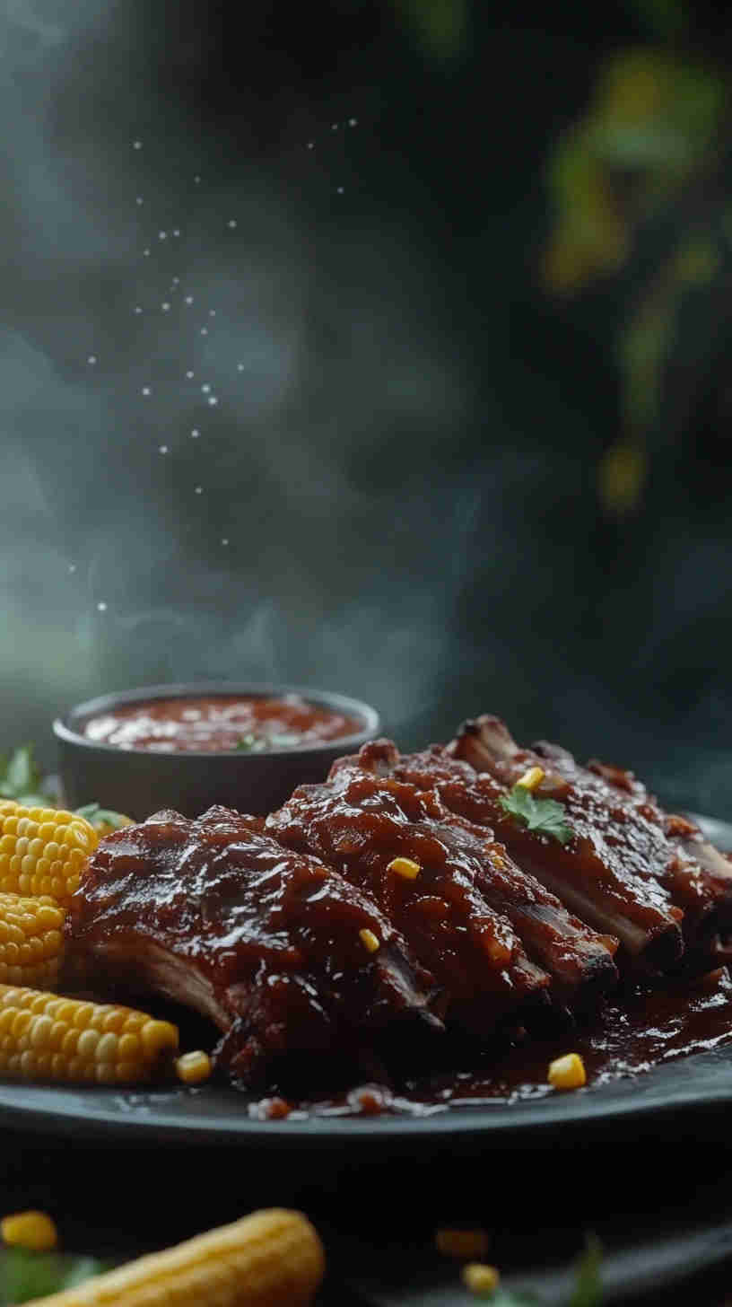 Crock Pot Spicy BBQ Pork Ribs