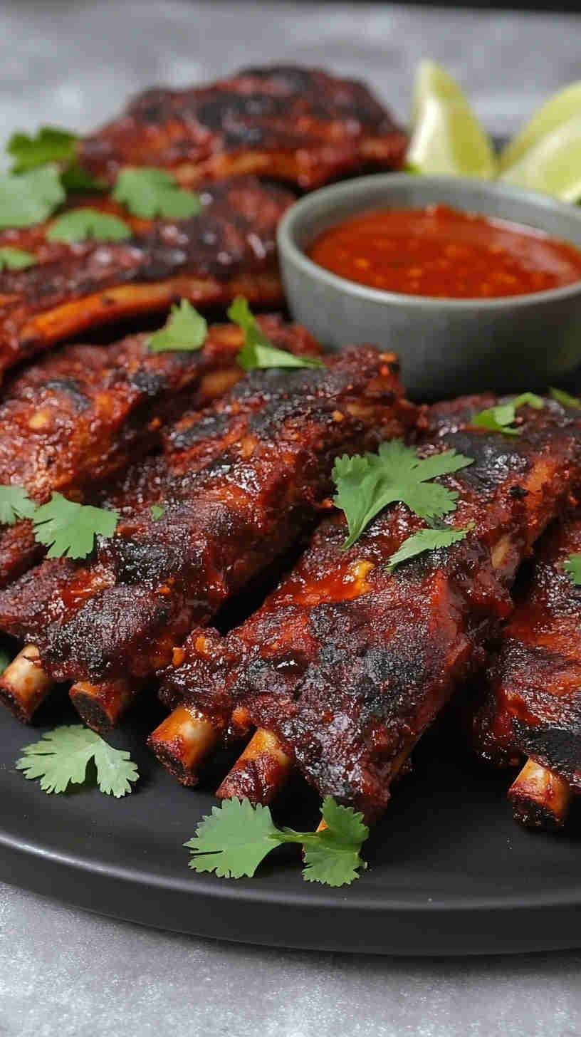 Crock Pot Spicy BBQ Pork Ribs