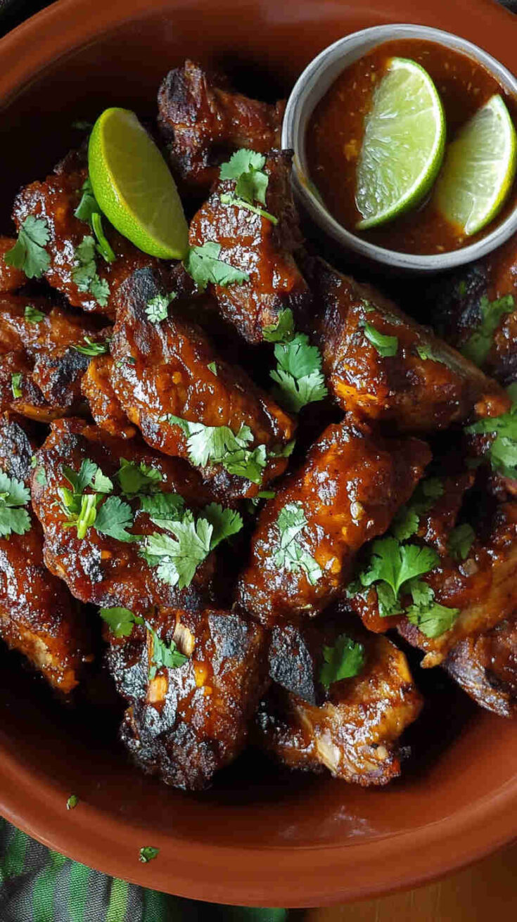 Crock Pot Spicy BBQ Pork Ribs