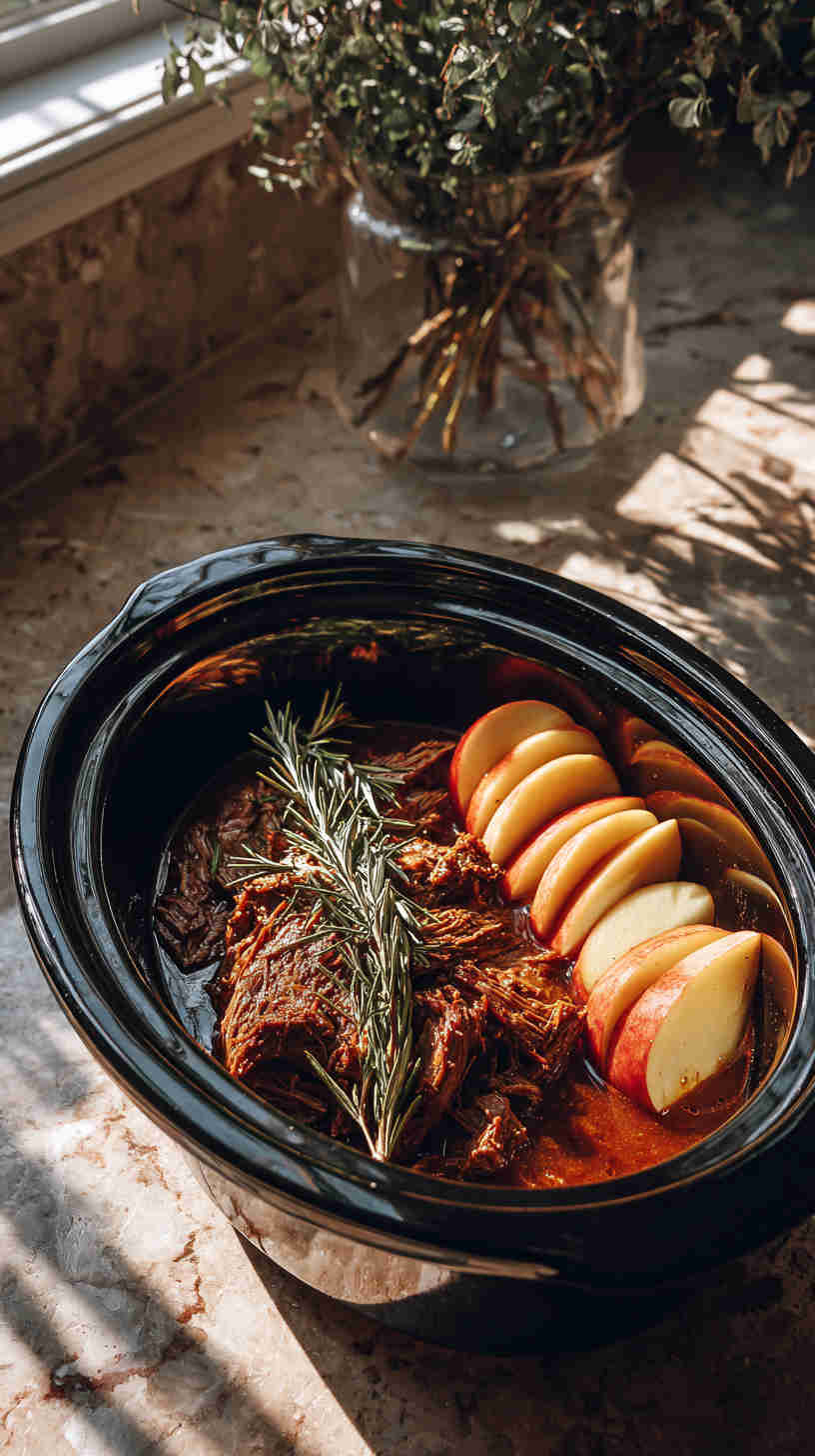 Crockpot Apple Cider Pulled Pork