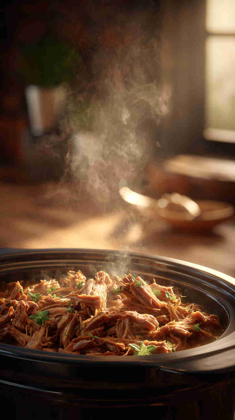 Crockpot Apple Cider Pulled Pork