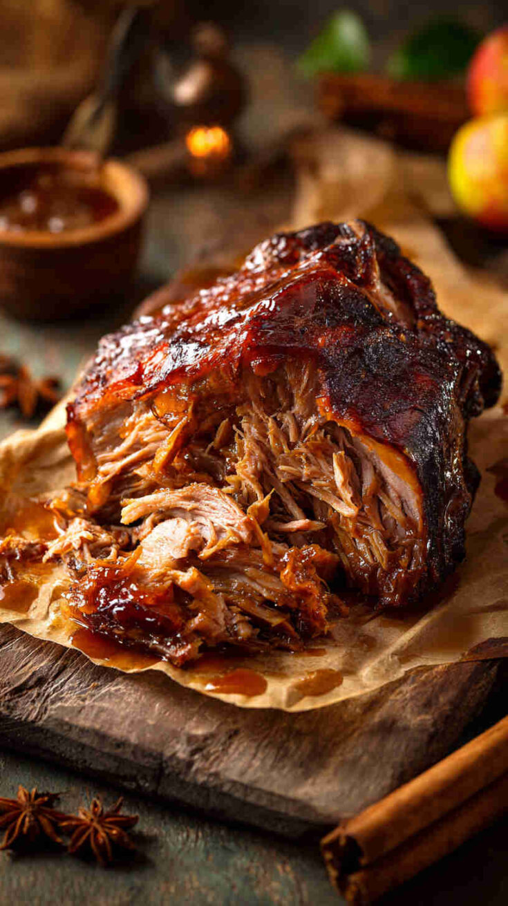 Crockpot Apple Cider Pulled Pork