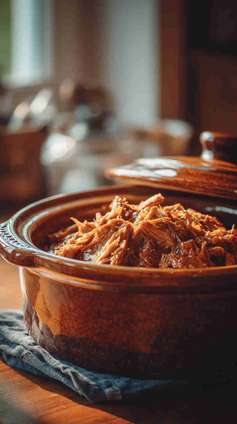 Crockpot Apple Cider Pulled Pork