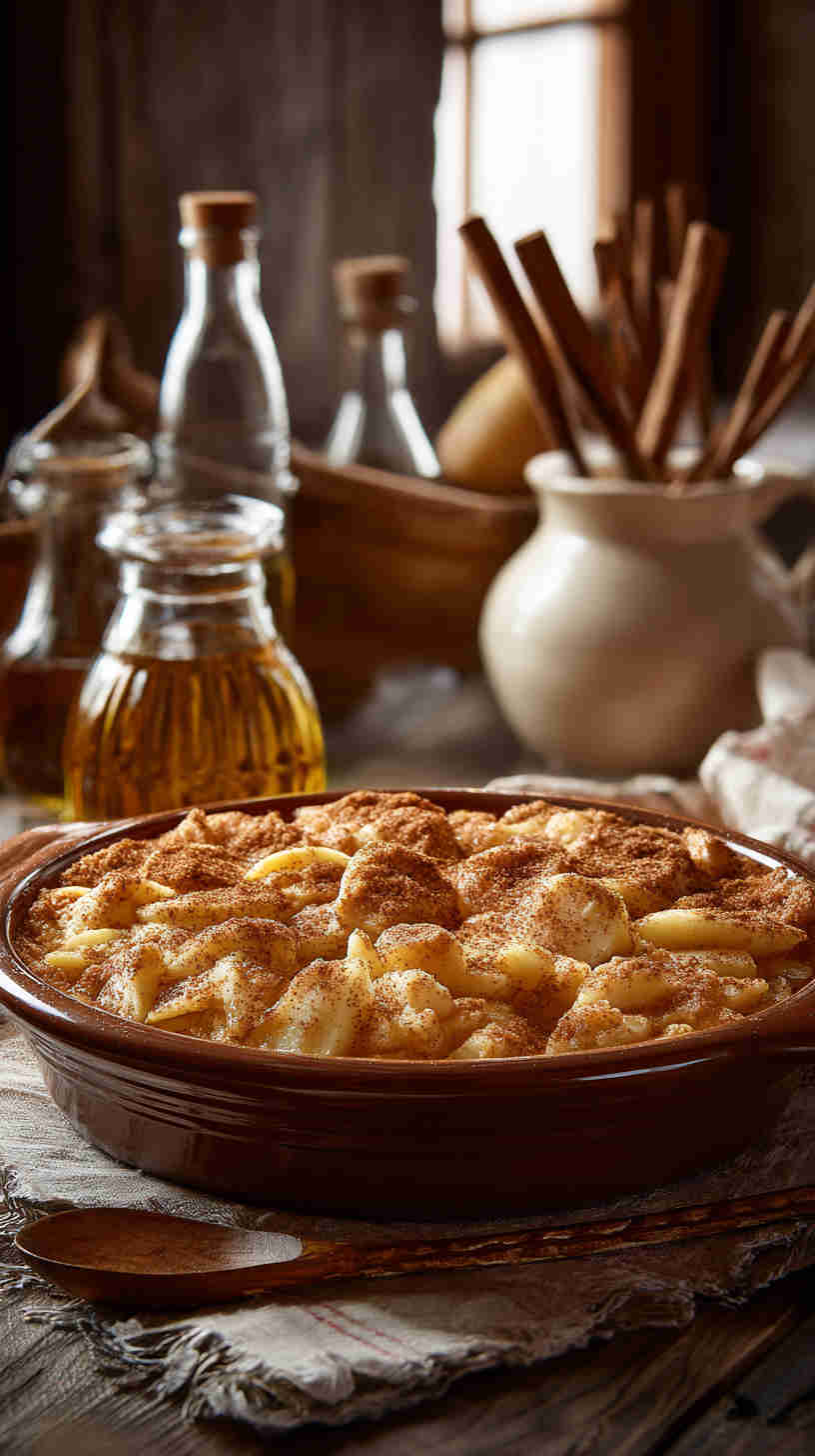 Crockpot Apple Cinnamon French Toast Casserole