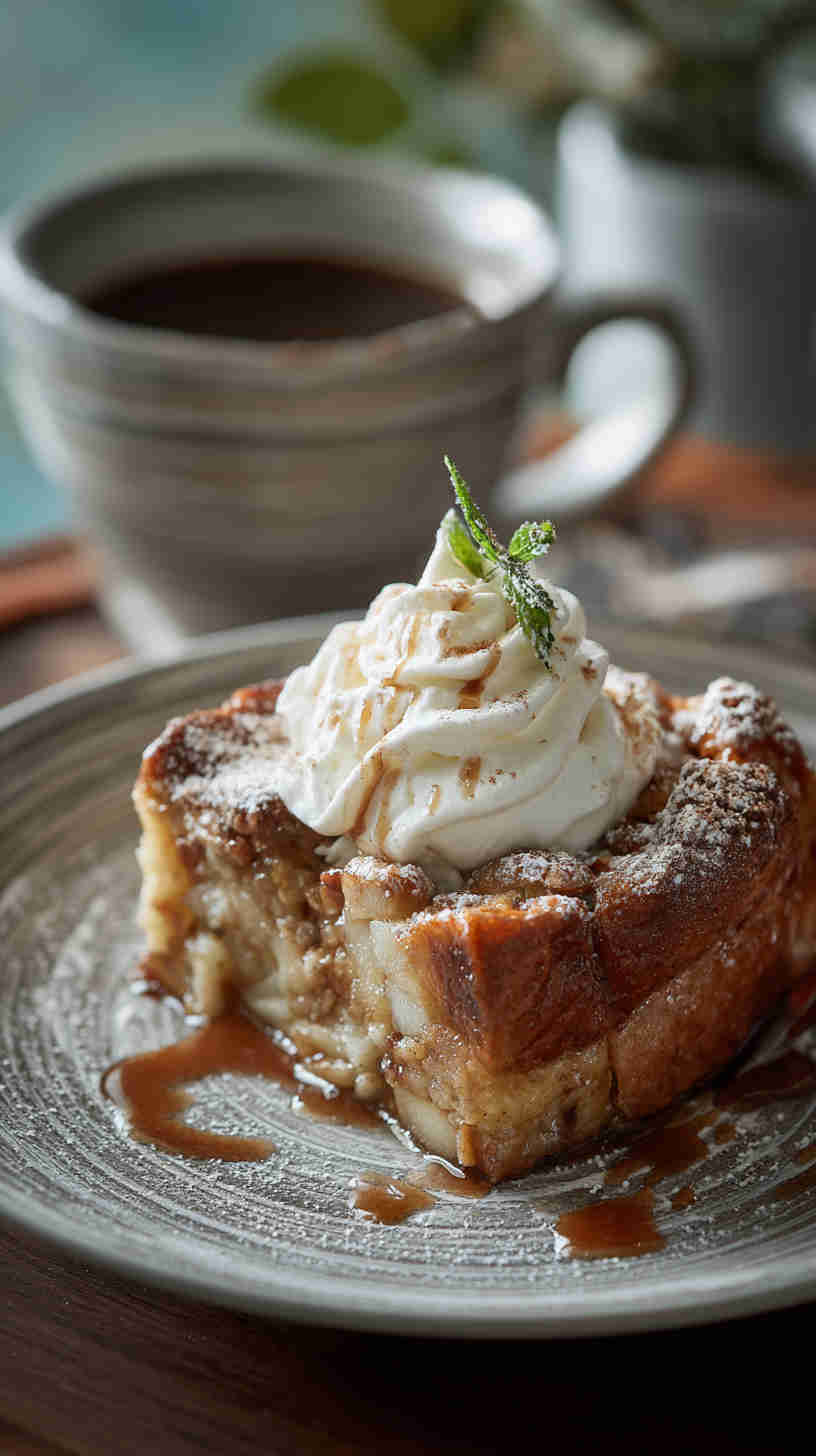 Crockpot Apple Cinnamon French Toast Casserole