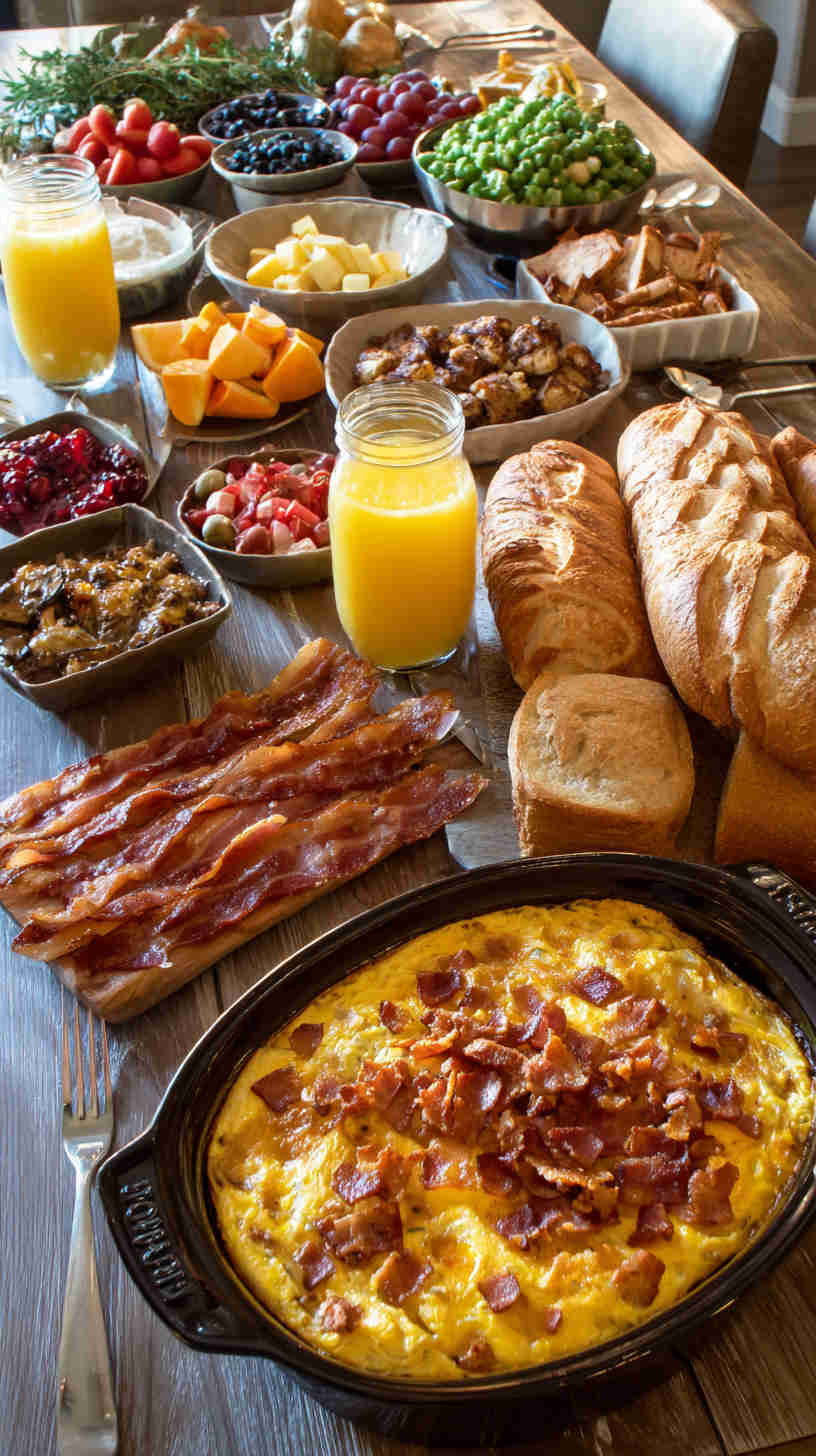 Crockpot Bacon and Potato Breakfast Casserole
