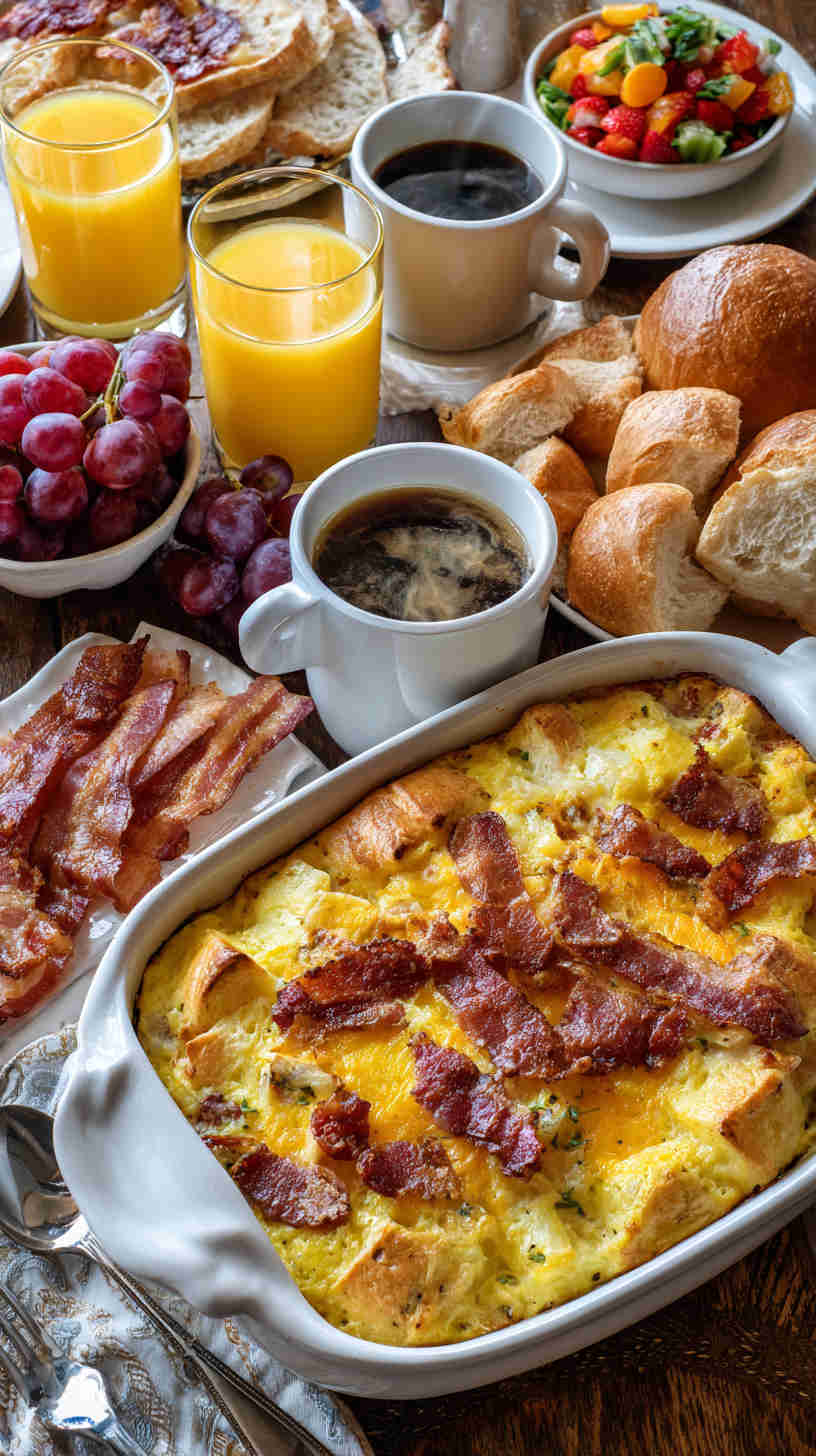 Crockpot Bacon and Potato Breakfast Casserole