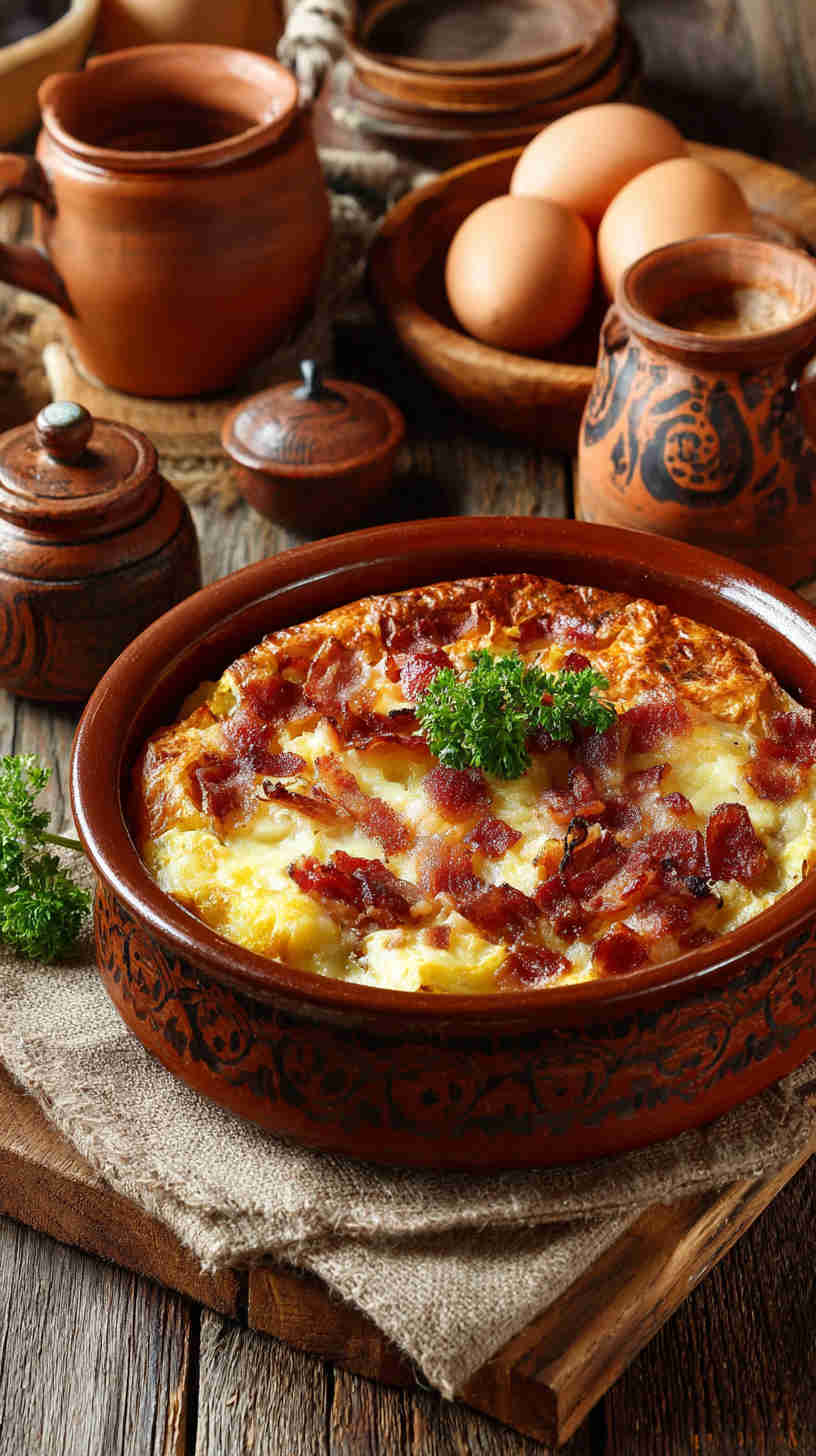 Crockpot Bacon and Potato Breakfast Casserole