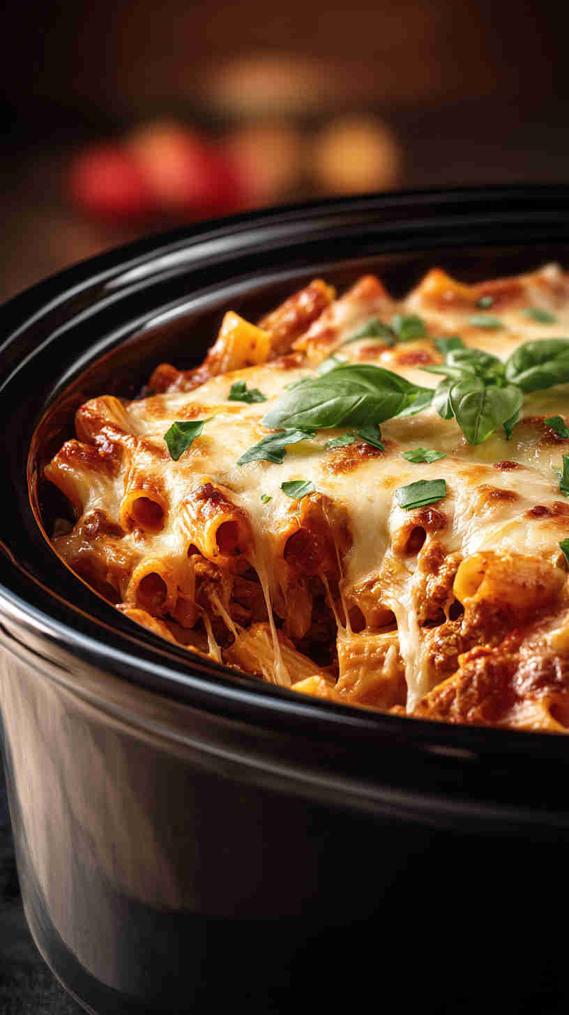 Crockpot Baked Ziti