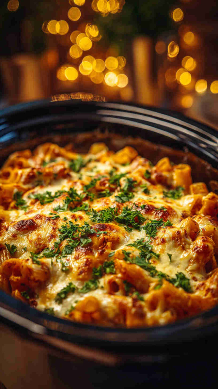 Crockpot Baked Ziti
