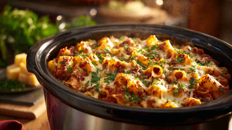 Crockpot Baked Ziti