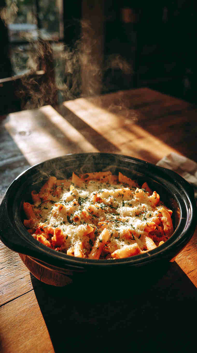 Crockpot Baked Ziti