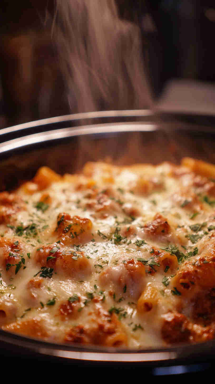 Crockpot Baked Ziti