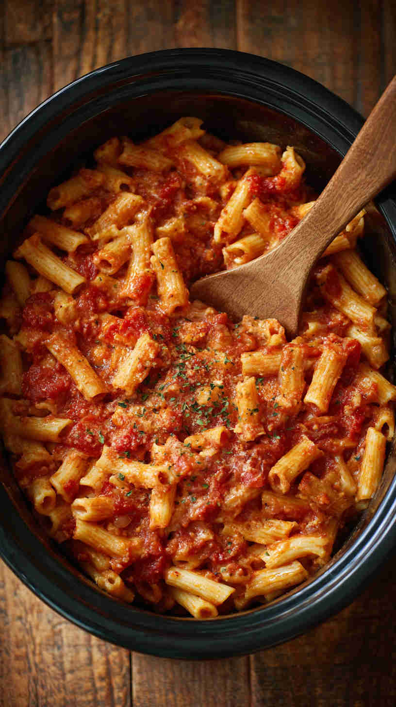 Crockpot Baked Ziti
