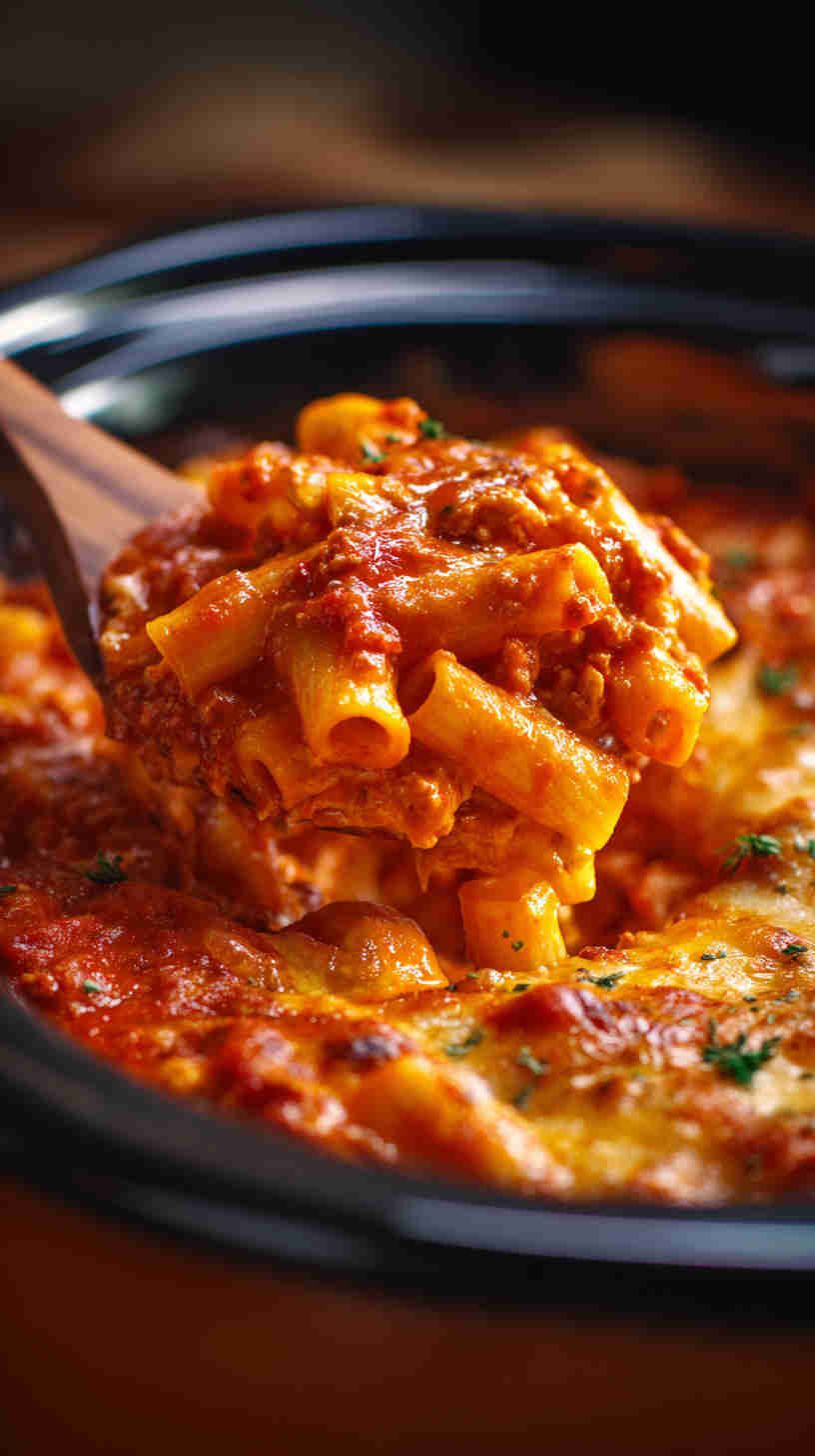 Crockpot Baked Ziti