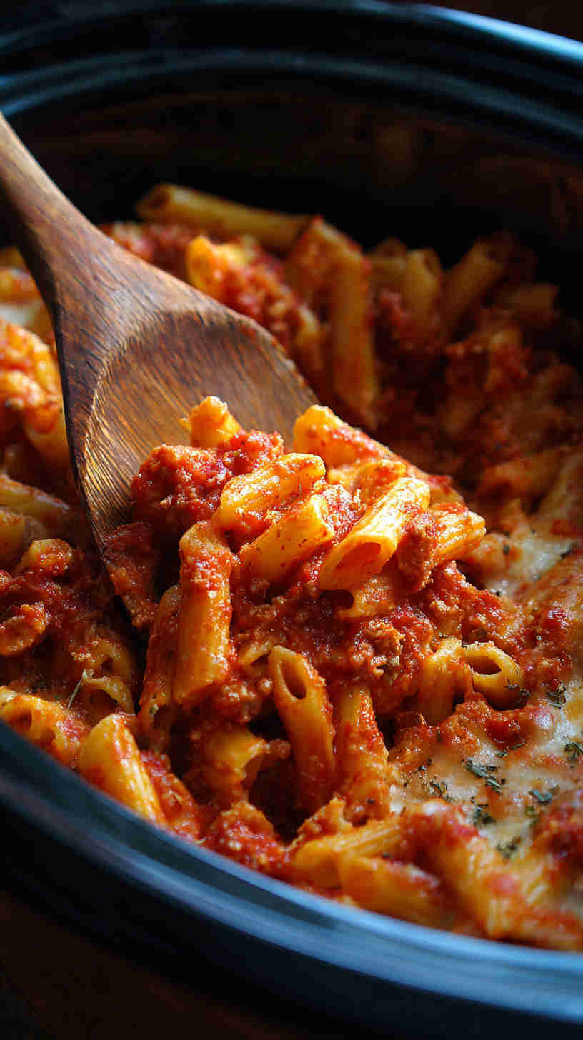 Crockpot Baked Ziti