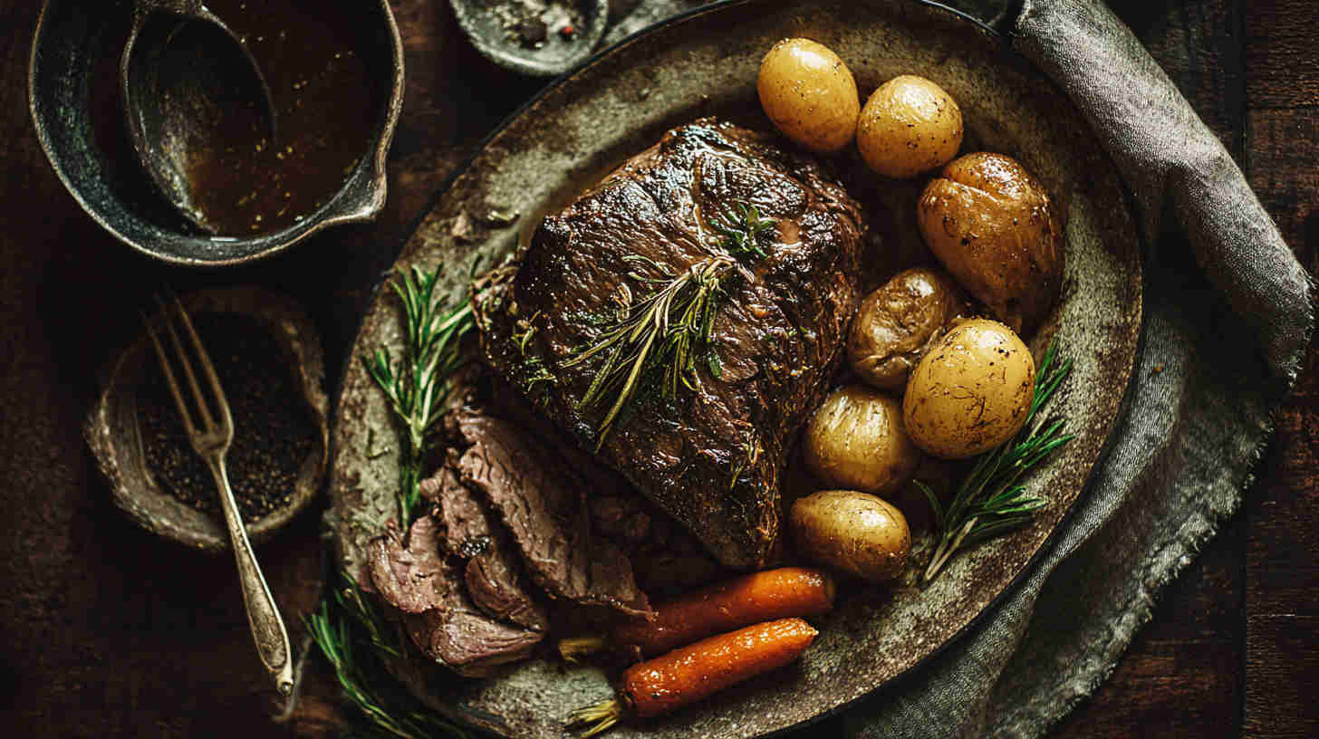 Crockpot Balsamic Roast Beef