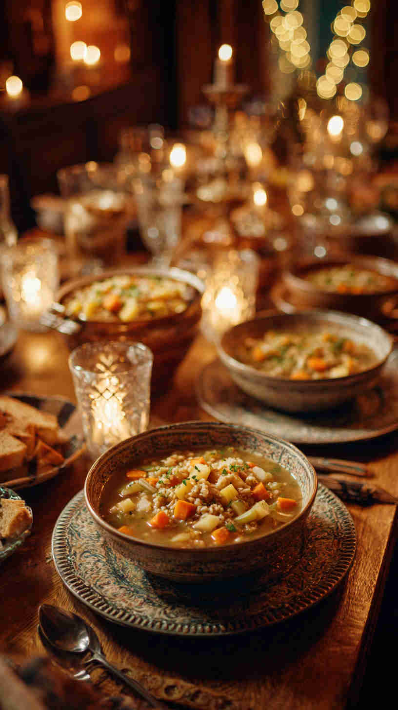 Crockpot Barley and Vegetable Soup