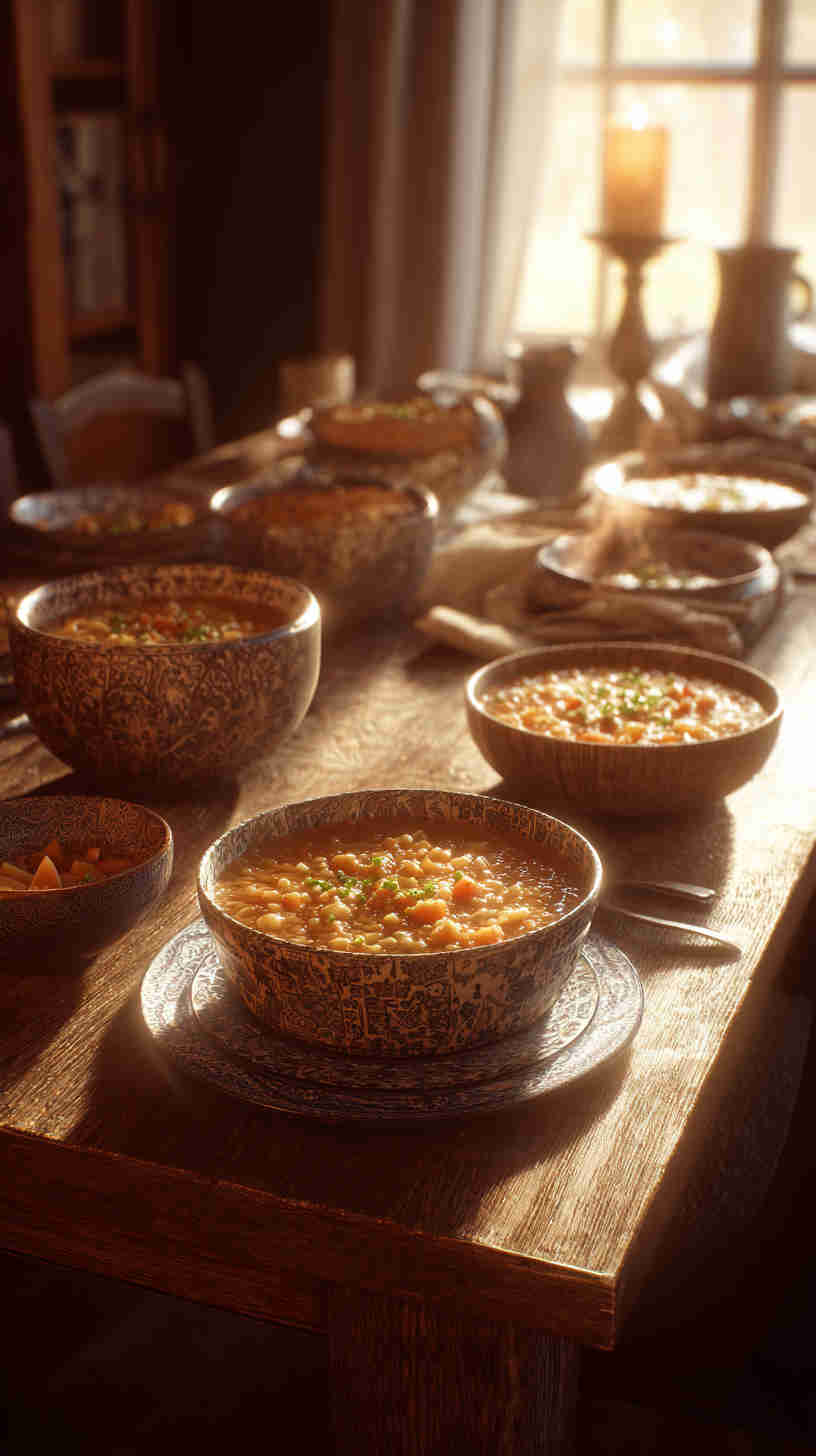 Crockpot Barley and Vegetable Soup