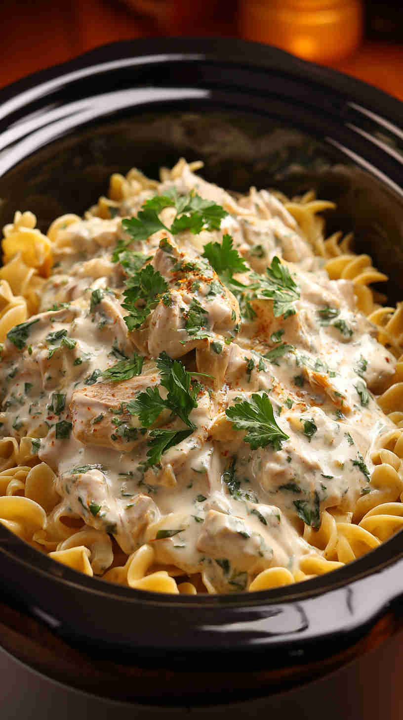 Crockpot Beef Stroganoff