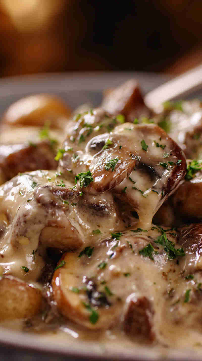 Crockpot Beef Stroganoff