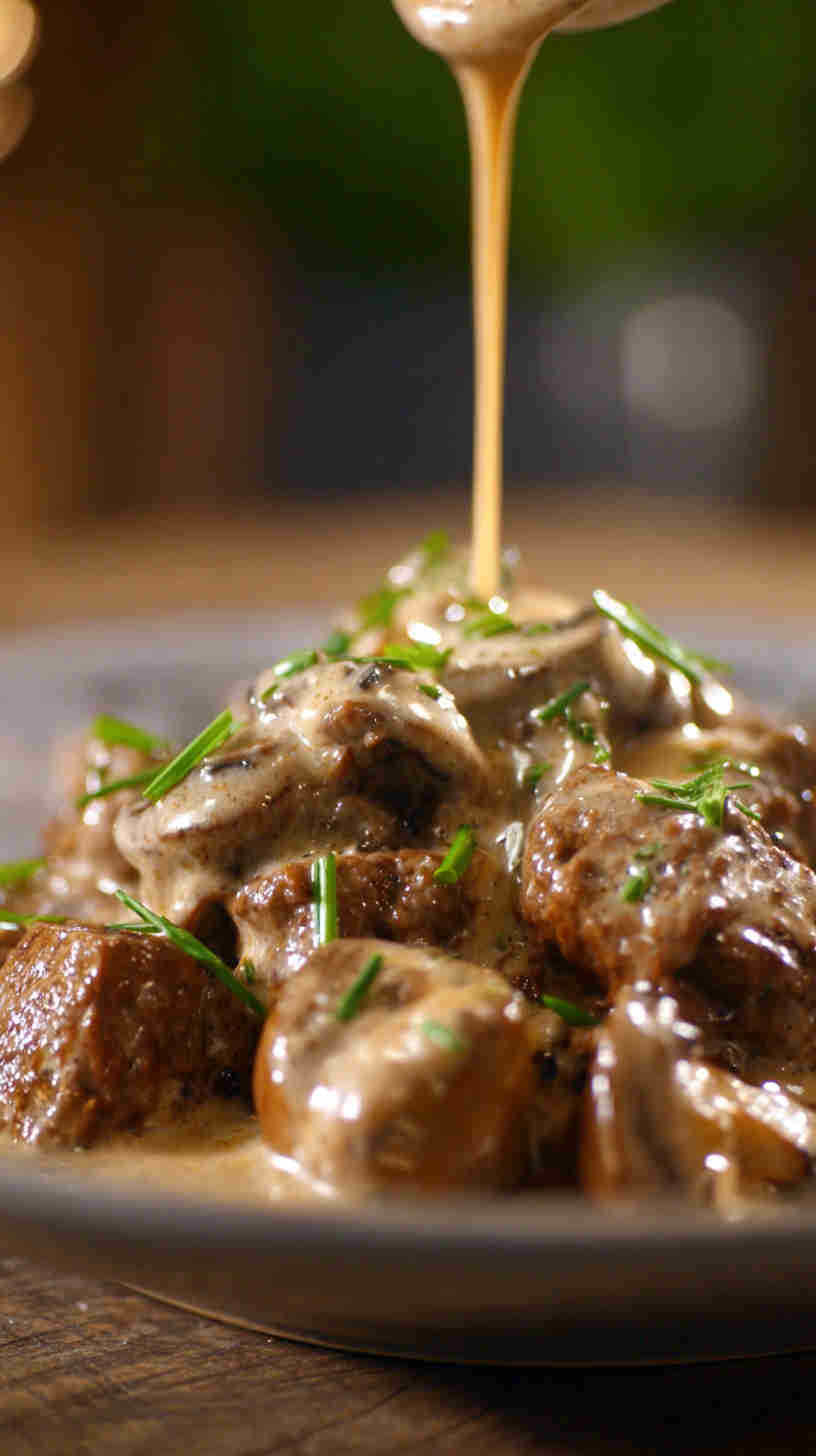 Crockpot Beef Stroganoff