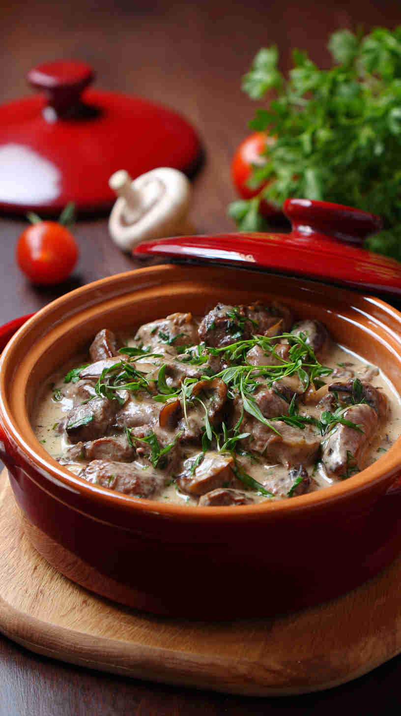 Crockpot Beef Stroganoff