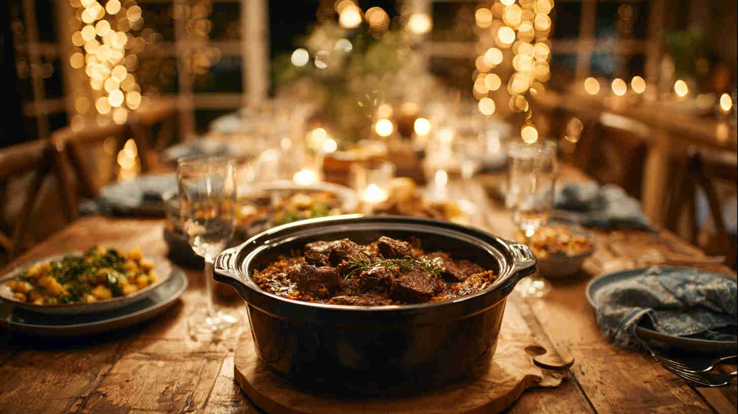 Crockpot Beef and Brown Rice Casserole