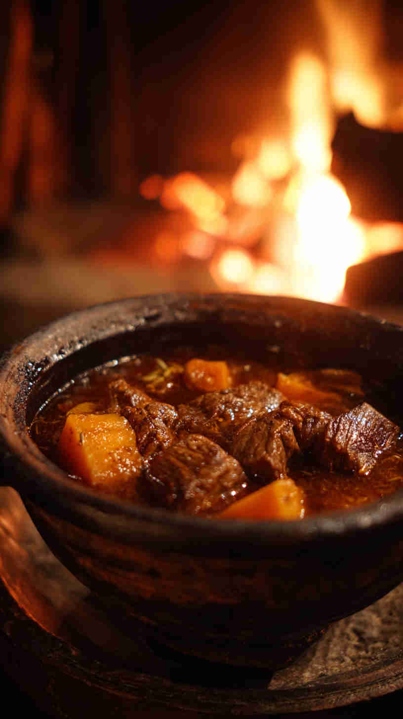 Crockpot Beef and Sweet Potato Stew